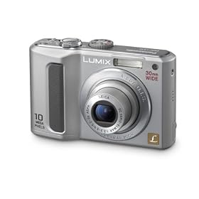Panasonic DMCLZ10 Digital Camera - Silver (10.1MP, 5x Optical Zoom) 2.5 inch LCD