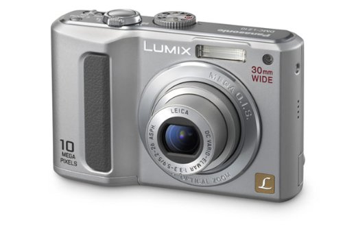Panasonic DMCLZ10 Digital Camera - Silver (10.1MP, 5x Optical Zoom) 2.5 inch LCD