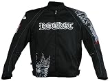 Joe Rocket Rave Mens Textile Motorcycle Jacket Black/Black L