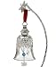 Waterford Crystal Twelve Days Seventh Edition Bell, Seven Swans A Swimming, Christmas Ornament