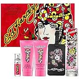 41vnkUPdIaL. SL160  Ed Hardy for Women Gift Set   3.4 oz EDP Spray + 3.0 oz Body Lotion + 3.0 oz Shower Gel + 0.25 oz EDP Mini Spray + Luggage Tag