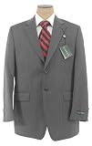 Ralph Lauren Mens Single Breasted 2 Button Gray Herringbone Wool Suit - Size 42S