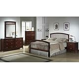 Centralia Queen 6-Piece Bedroom Set (Rich Cappuccino)