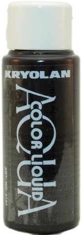 Kryolan Aquacolor Liquid Makeup Black 1oz 5101
