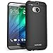 HTC One M8 Case, Ghostek Bullet Series for HTC One M8 Slim Premium Protective Armor Hybrid Impact Fitted Smooth Hard Soft Cover Carrying Case | Screen Protector | Kickstand | Ultra Fit | Lifetime Warranty Exchange (Gold)