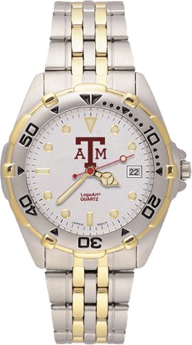 Texas A&M Aggies Men's All Star Watch Stainless Steel Bracelet