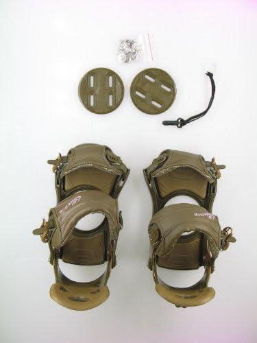 New Silence SNLC II Snowboard Bindings Olive Brown Women's Size Medium