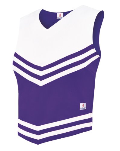 IN-STOCK DOUBLE KNIT V-SHELL TOP PURPLE XX-LRG