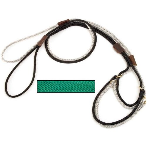 Mendota Martingale Show Lead 1/8 Inch X 40 Inch (medium) - Kelly Green