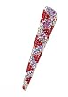 Hair Clip - H72 - Banana Style Encrusted in Swarovski (tm) Crystal Stones ~ Siam Red