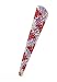 Hair Clip - H72 - Banana Style Encrusted in Swarovski (tm) Crystal Stones ~ Siam Red (ap)
