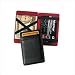Magic Wallet / Business Card Case in Black Genuine Leather Color: Black, Leather: Genuine