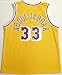 Kareem Abdul-Jabbar Signed Lakers Throwback Gold Custom Jersey