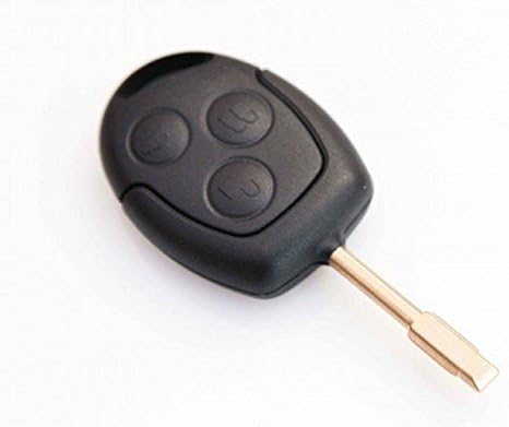 Reaplacement 3 Button Remote Key + New Remote Board and Transponder Chip 4d60 for Ford Focus Mondeo Fiesta C-max