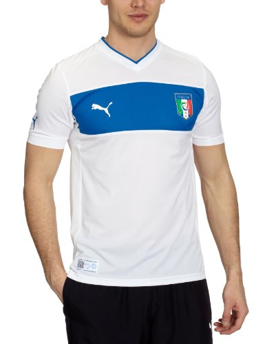 PUMA Herren Fußballtrikot Italia Away Replica, white, M, 740357 02 PUMA Herren Fußballtrikot Italia Away Replica, white, M, 740357 02