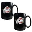 Cleveland Cavaliers 2pc Black Ceramic Mug Set - Primary Logo NBA Basketball