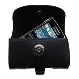 Horizontal Leather Case with Belt Clip/Loop for the Samsung SGH-i617