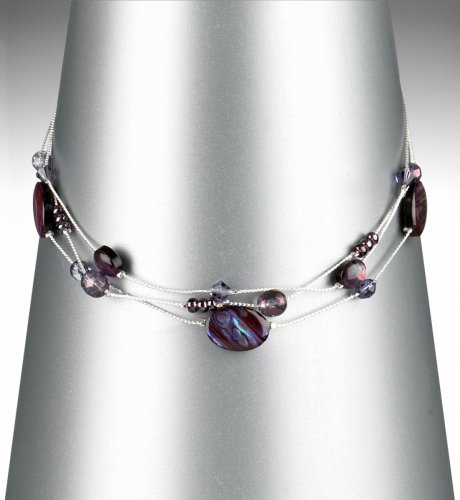 Abalone Tri-Strand Necklace