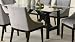 Coaster Alvarado Rectangular Dining Table with Glass Top in Cappuccino Finish