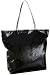SR SQUARED by Sondra Roberts N/S Snake-Print Tote,Black,one size