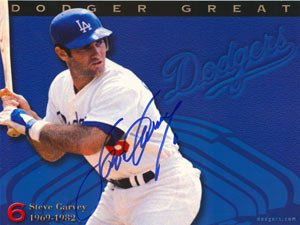 Steve Garvey Signed Dodgers 8X10 Photo