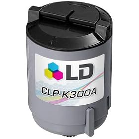 Samsung CLP-300 Compatible Black CLP-K300A Laser Toner Cartridge by LD Products