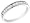 Diamond Wedding Anniversary Ring 1/4 Carat (ctw) Channel Set in 14K White Gold, Size 5