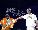 Magic Johnson & Larry Bird Autographed 8x10 Photo #2 PSA/DNA
