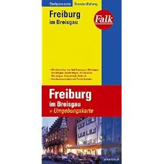 Falk Stadtplan Extra Standardfaltung Freiburg im Breisgau