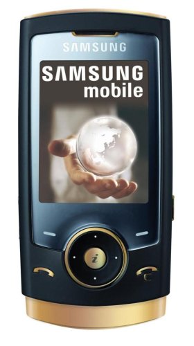 Samsung - SGH-U600 - Téléphone portable slide - Bluetooth / MP3 / photo - Noir & Or