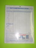 TOPS Petty Cash Reconciliation Envelope, 24 Pound Kraft, 8.5 x 11 Inches, Open End, 20-Count, White, (3210)