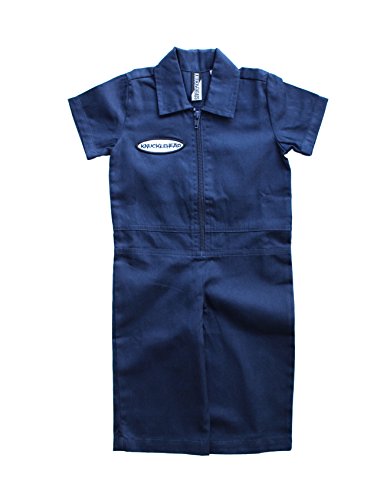 Knuckleheads - Infant and Baby Boy Grease Monkey Coveralls (18-24 Months, Navy)