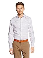 Pedro del Hierro Camisa Hombre (Blanco / Rosa)