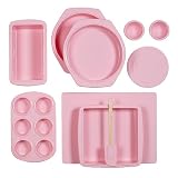 Review Minnesota Rubber  / Silicone Solutions 10-pc. Bake and Serve Set - Pink