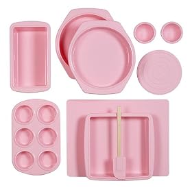 Silicone Solutions 10-pc. Bake and Serve Set - Pink by 