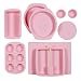 Silicone Solutions 10-pc. Bake and Serve Set - Pink