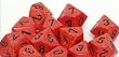 Speckled 16mm Polyhedral Fire d10 Dice