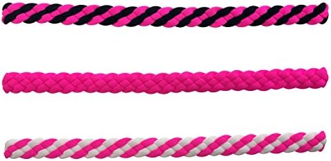 Multi-Color 3 Pack Sports Headbands with NO SLIP GRIP Technology - Perfect for Athletes or Great Accessory for any Fashion Style - Super Comfortable (Pink Everything)