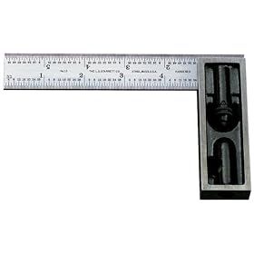 Starrett 13C 6-Inch Double Square with Hardened Blade