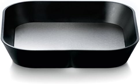 Rosendahl Copenhagen Grand Cru Saucer for Spice Mill, Tray, Stainless Steel, Plastic, Black, 18 x 18 cm, 25520