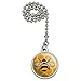 GRAPHICS & MORE Bee on Honeycomb Ceiling Fan and Light Pull Chain