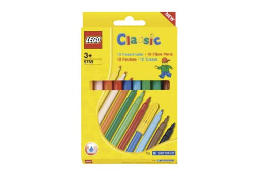 edding Vertrieb GmbH 9-5759001 - LEGO Classic Fasermaler, 10-er Pack Preisvergleich