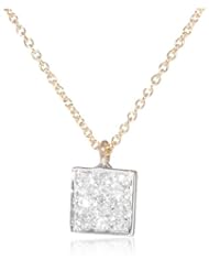 Kismet by Milka Square Pave Necklace, 16.9"