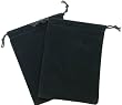 Chessex Dice: Velour Cloth Dice Bag Small (4 x 6) - GREEN - Holds Approximately 20-30 Dice