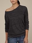 Eco-Heather Slouchy Pullover