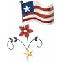 Garden Stake Decor Flag Americana (34H) - Regal Art #R268