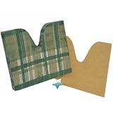 Essential Plaid Coccyx Cushion with Masonite Insert 18x16x3