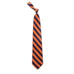 Clemson Tigers NCAA "Stripes" Mens Tie (100% Silk)