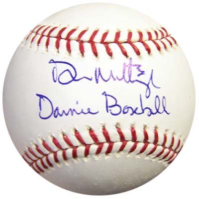 Don Mattingly New York Yankees MLB Hand Signed Official Baseball with Donnie Baseball Inscription