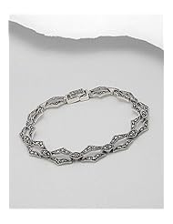 Marcasite Bracelet In 92.5 Sterling Silver